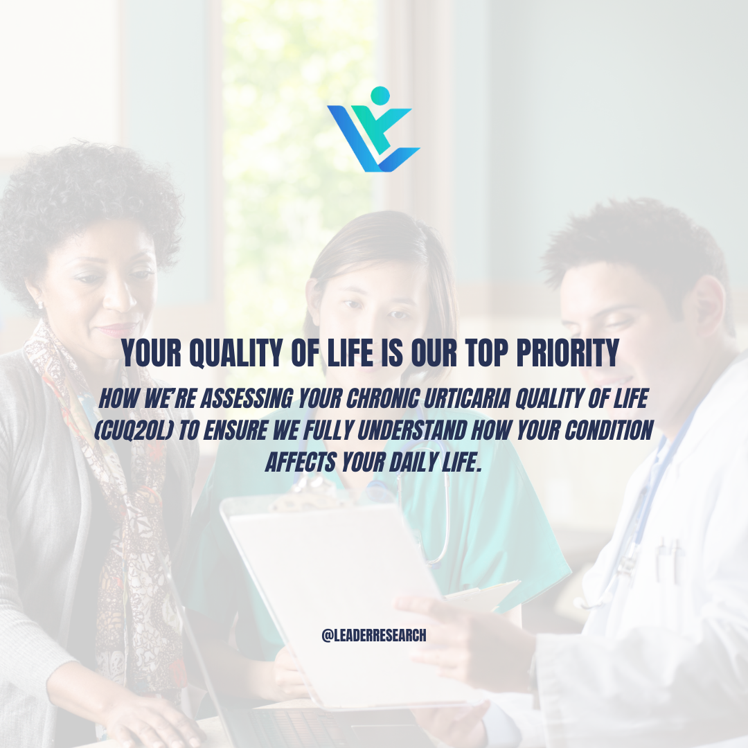 A poster that says your quality of life is our top priority
