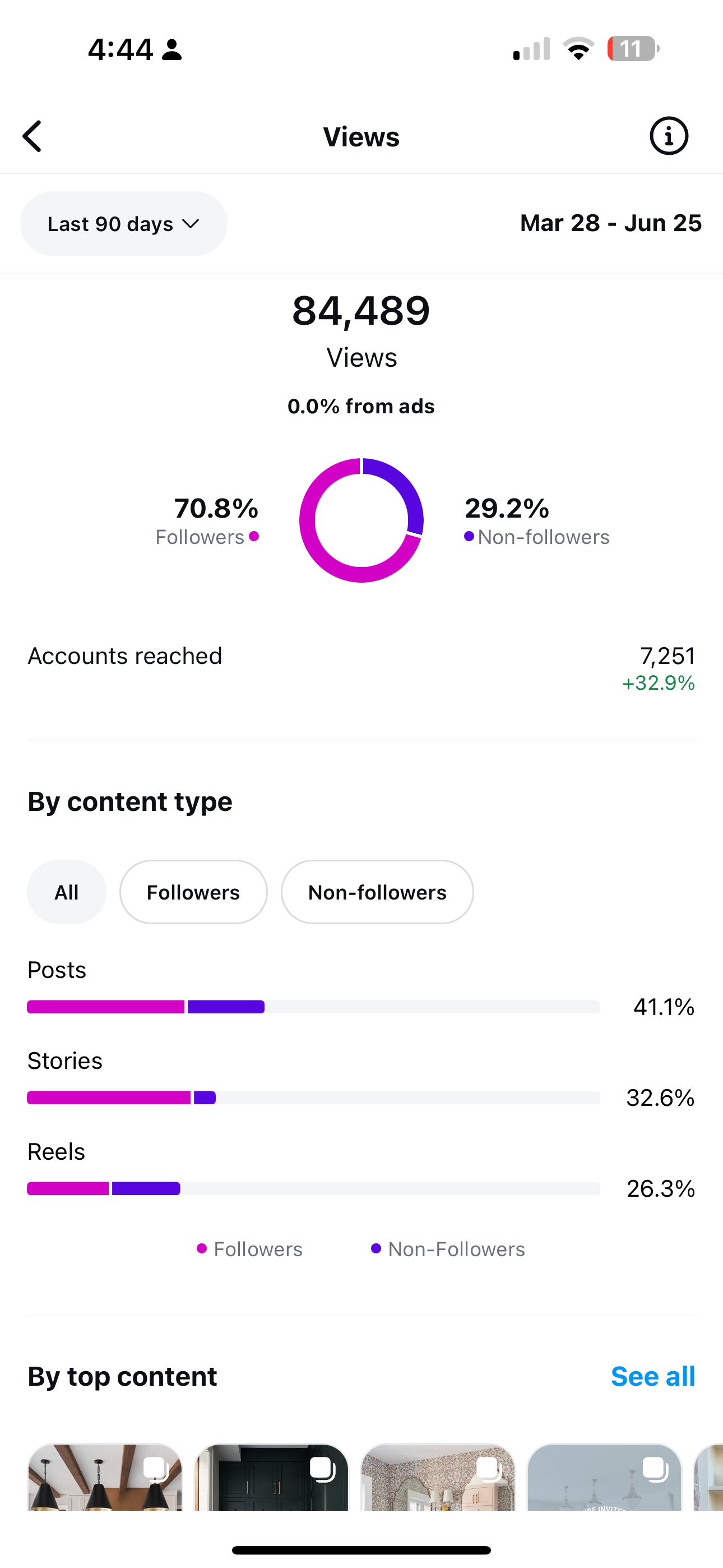 A screenshot of a social media app on a cell phone.