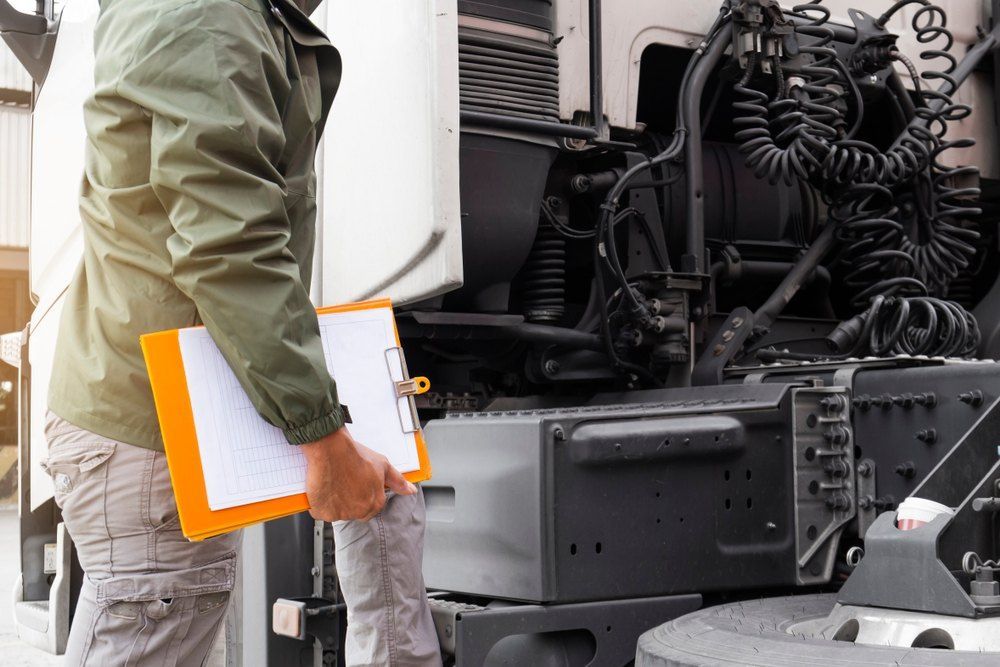 A Man is Standing Next to a Truck — All Mechanical Services in South Murwillumbah, NSW
