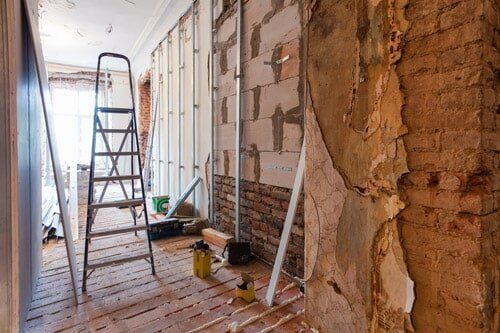 Remodeling and Maintenance — Interior of Apartment with Materials in Keene, NH