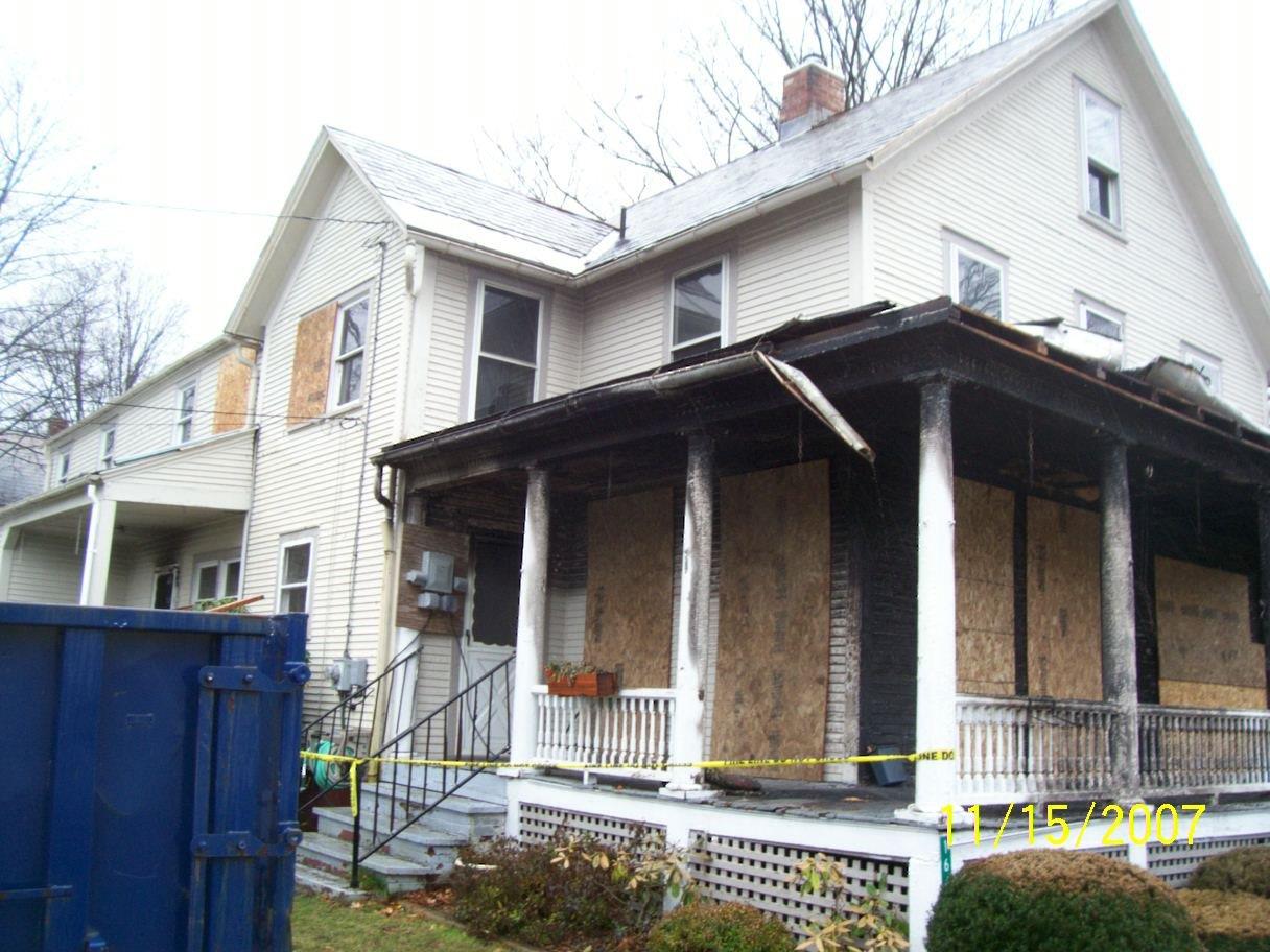 Burned House — Keene, NH — Bergeron Construction Company, Inc.