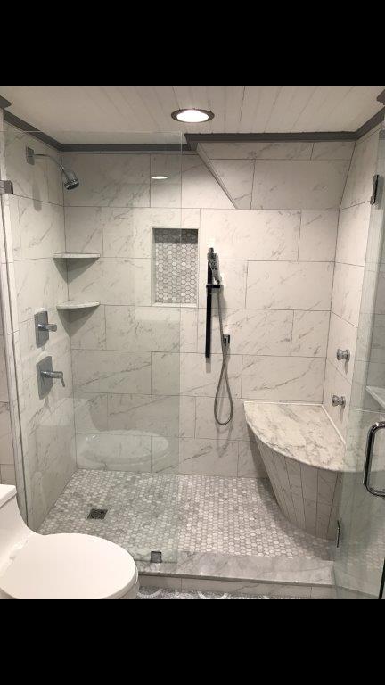 After Shower Room — Keene, NH — Bergeron Construction Co Inc