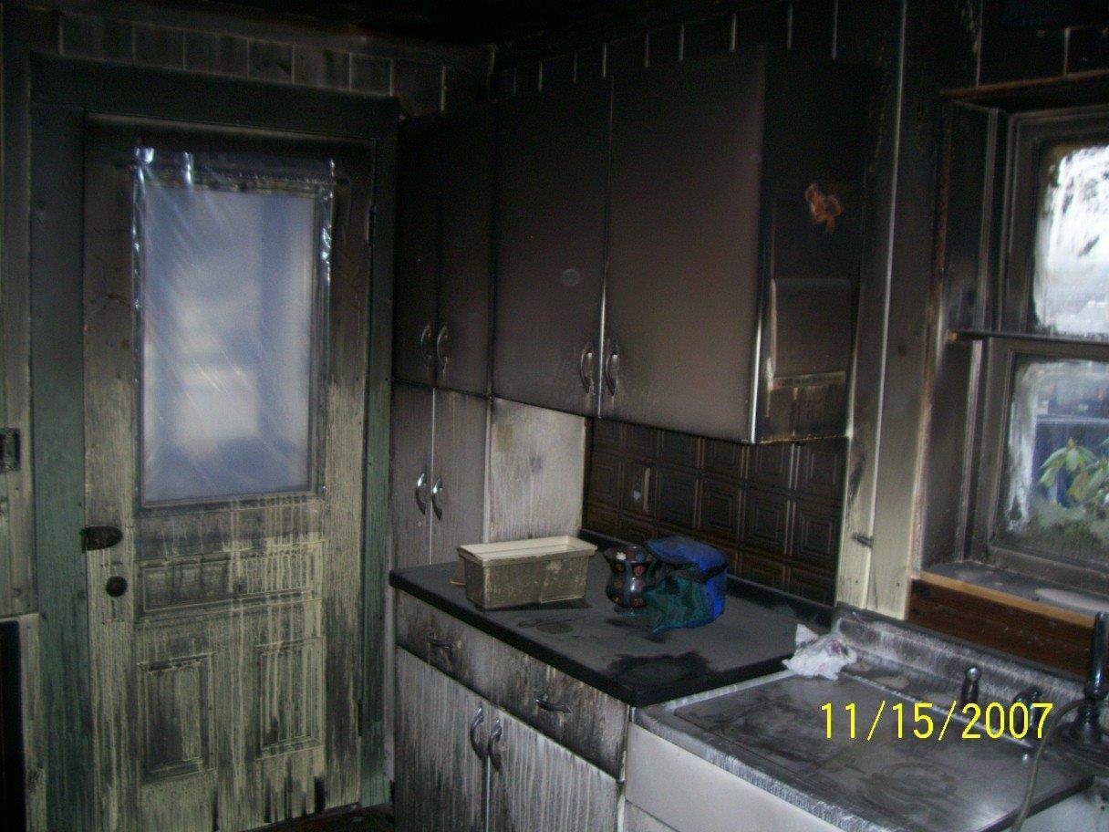 Burned Kitchen — Keene, NH — Bergeron Construction Company, Inc.