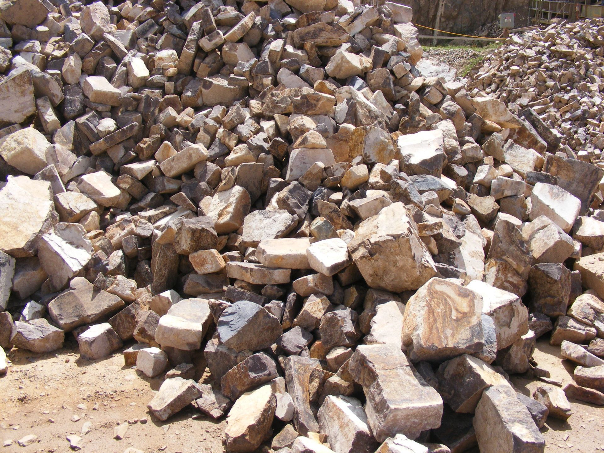 A Close Up Of A pile of rocks— W Wall & Sons in Nebo, QLD