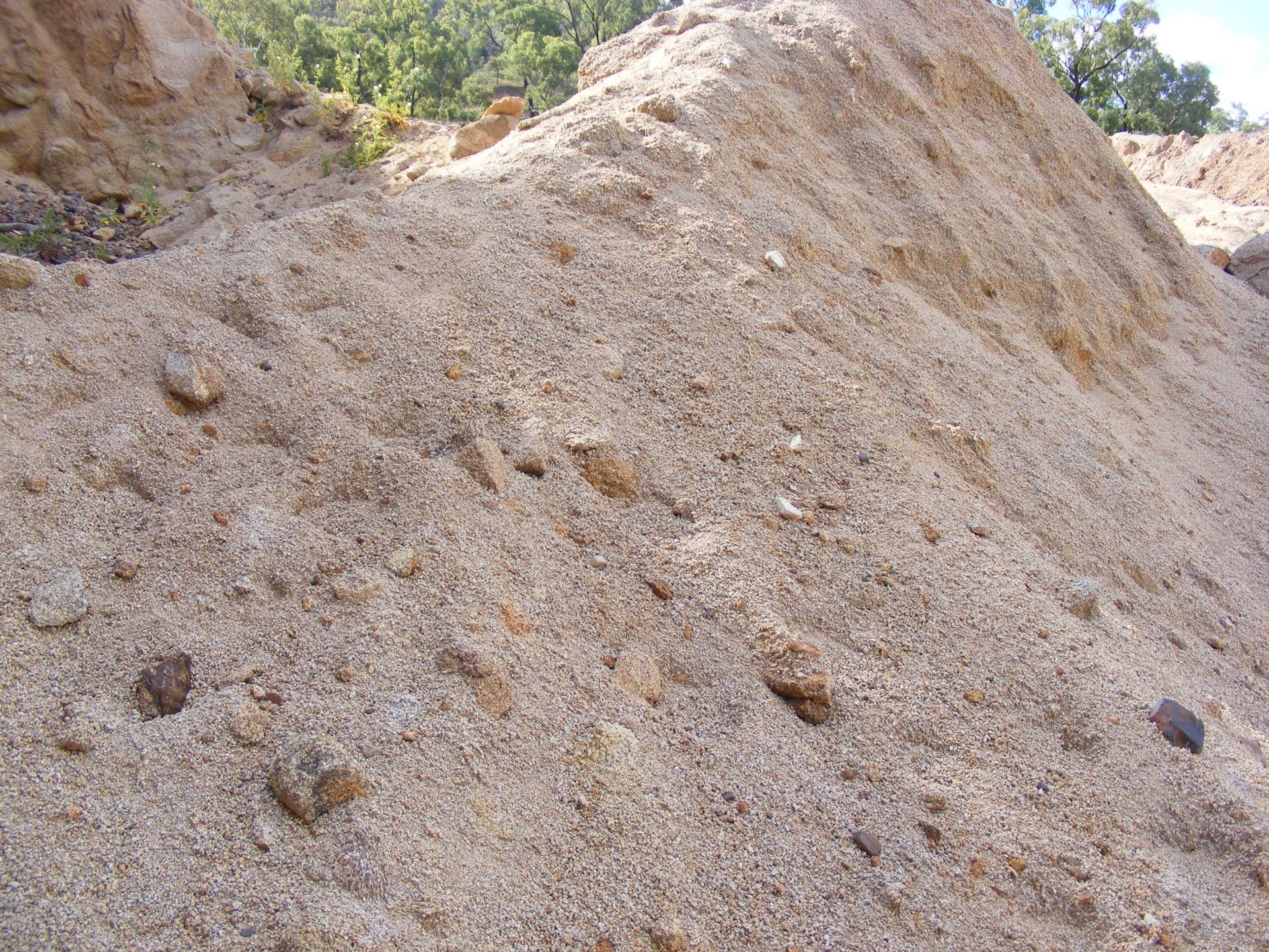 a sand hill — W Wall & Sons in Nebo, QLD