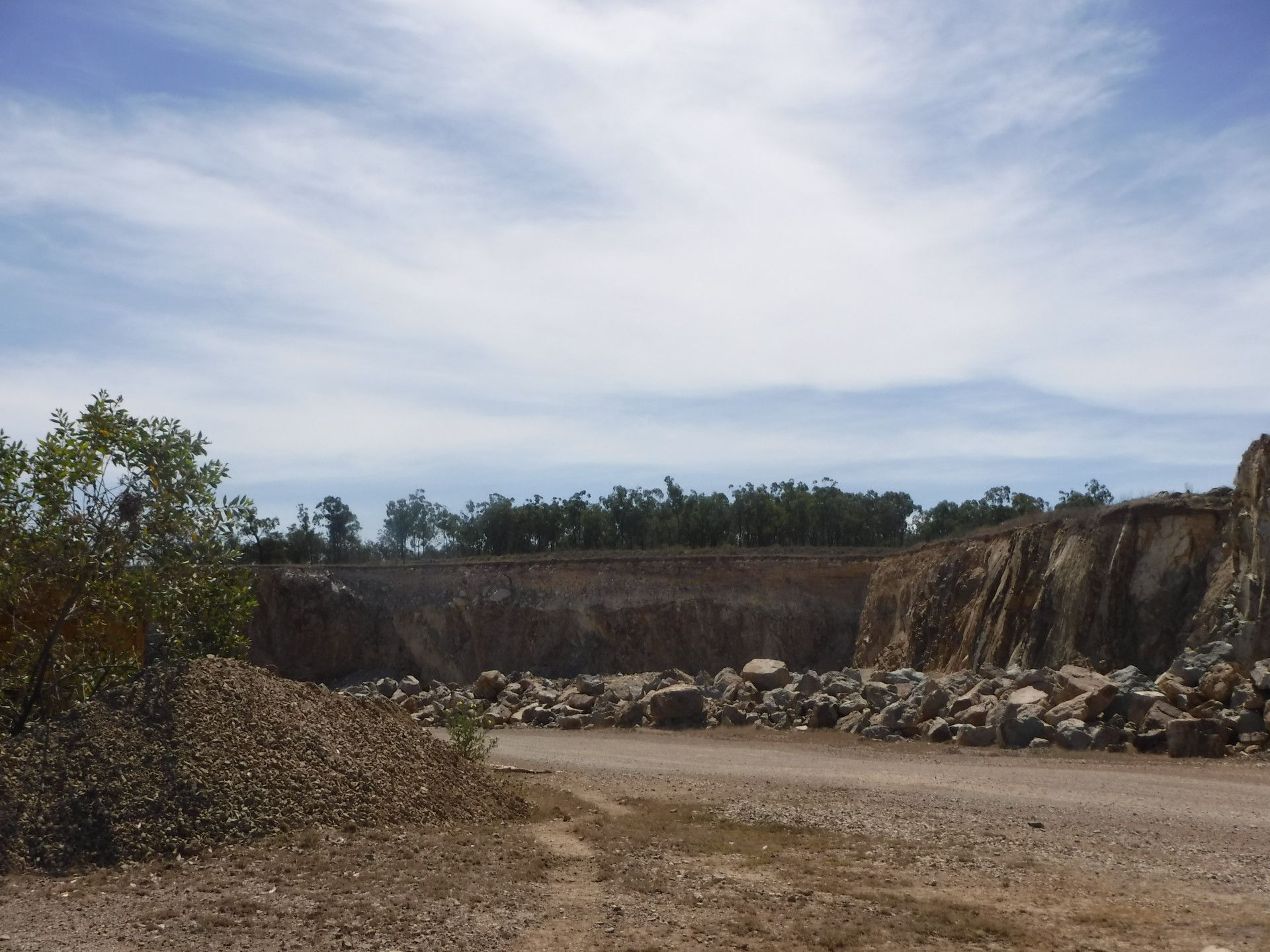 A Pile Of Dirt Is Sitting In Front Of A Pile Of Sand — W Wall & Sons In Middlemount, QLD