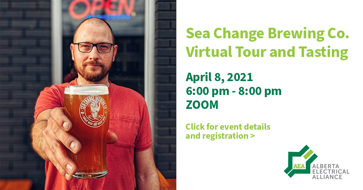 Limited spots Register for the Sea Change Brewing virtual tasting