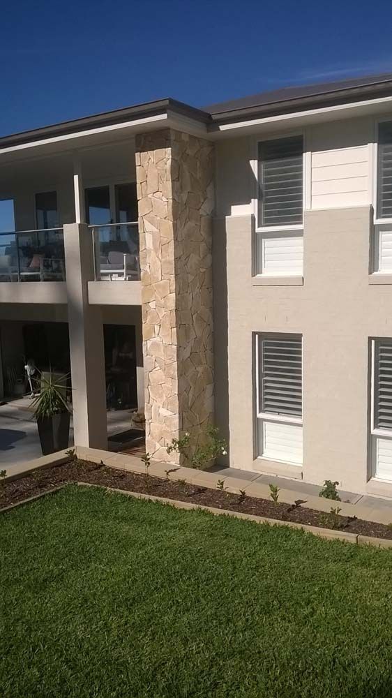 modern landscaped garden