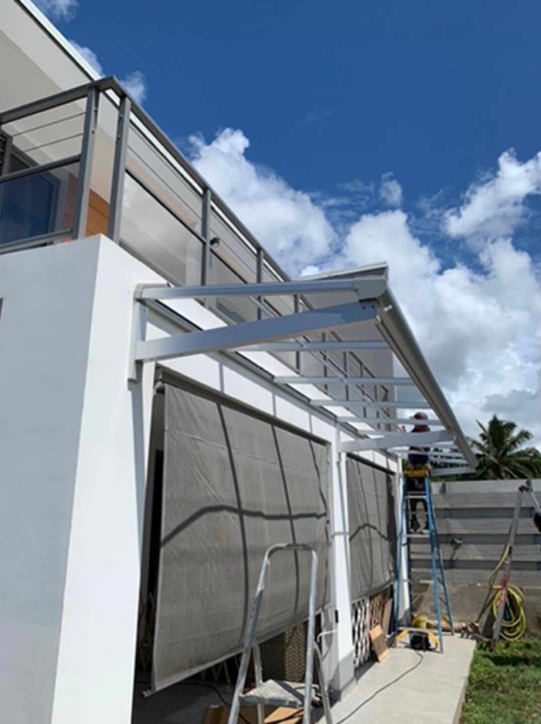 Auvent en aluminium à Nouméa