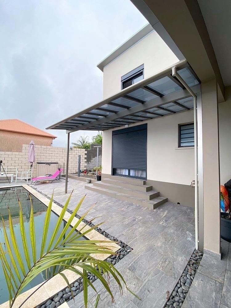 Carport en aluminium à Nouméa