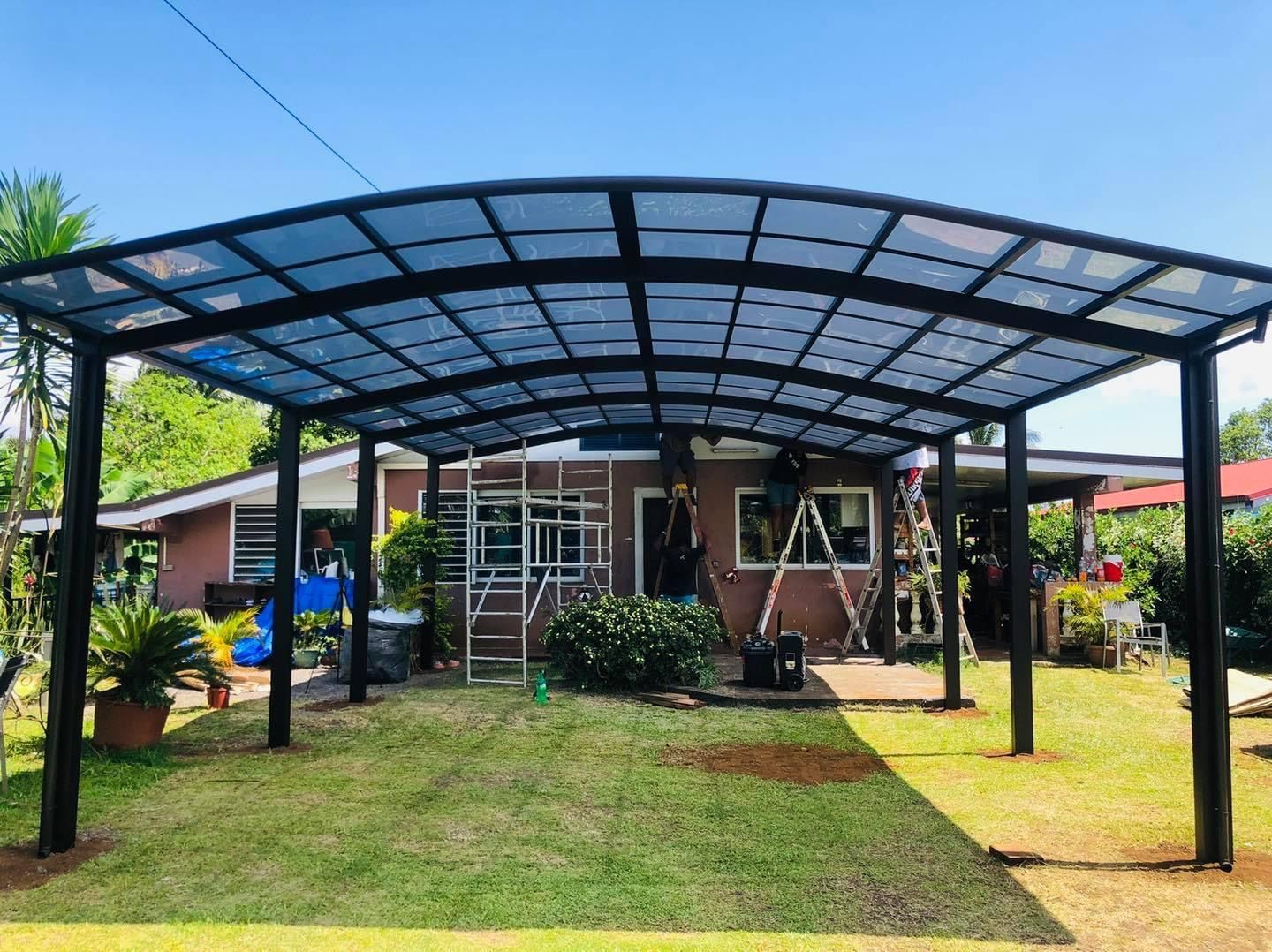 Carport Demi-lune esthétique
