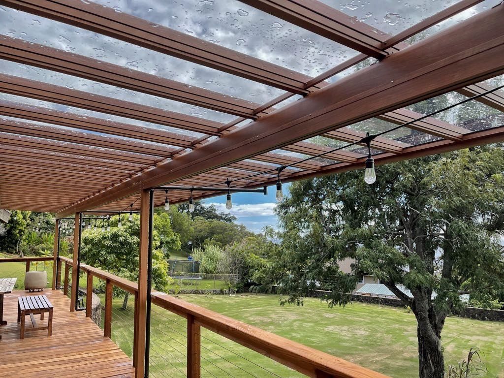 Pergola sur mesure en aluminium à Nouméa