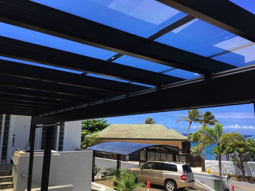 Pergola en aluminium pour jardin à Nouméa
