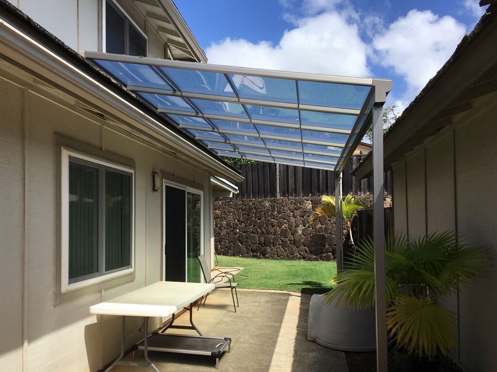 Toit en polycarbonate à Nouméa
