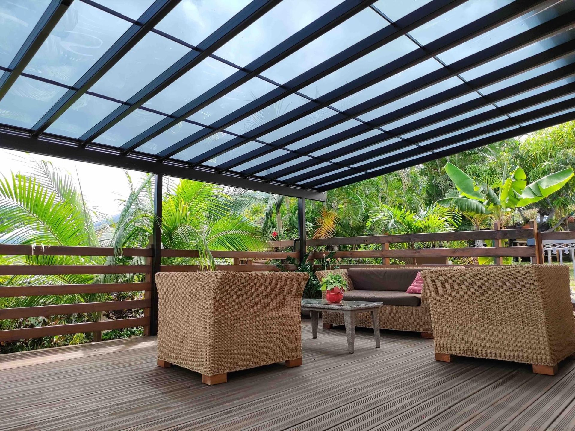 Pergola résistante aux intempéries à Nouméa
