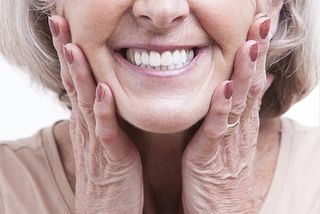 Senior Woman Smiling - Dental Care in Hemet, CA