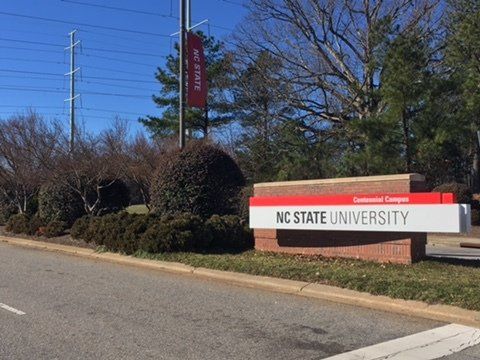 NC State University Sign