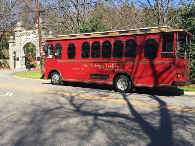 The Red Raleigh Trolley