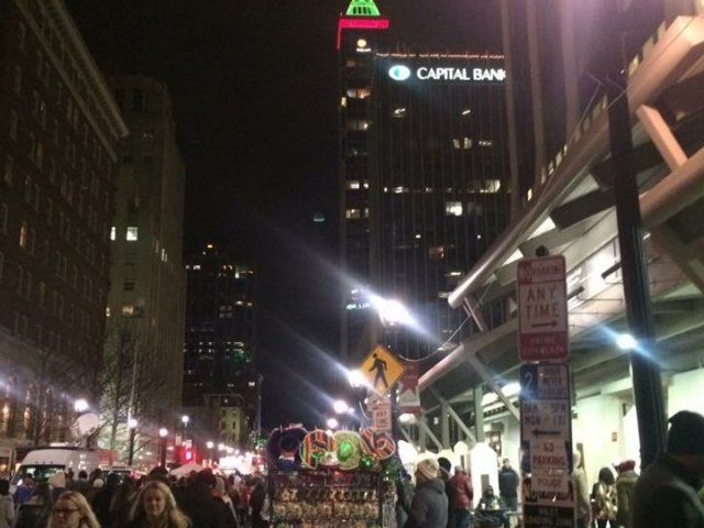 Downtown Raleigh with Capital Bank in the background