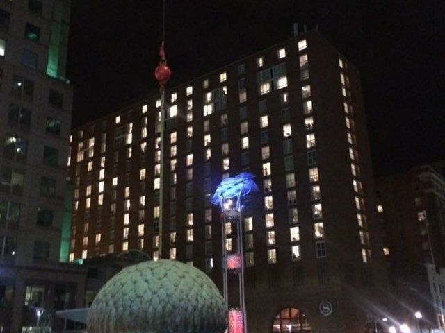 Downtown Raleigh on New Years Eve