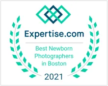 Expertise.com award Best newborn photographers in Boston, MA