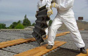Asbestos removal - Coventry - Potters Asbestos Services - Roof Work