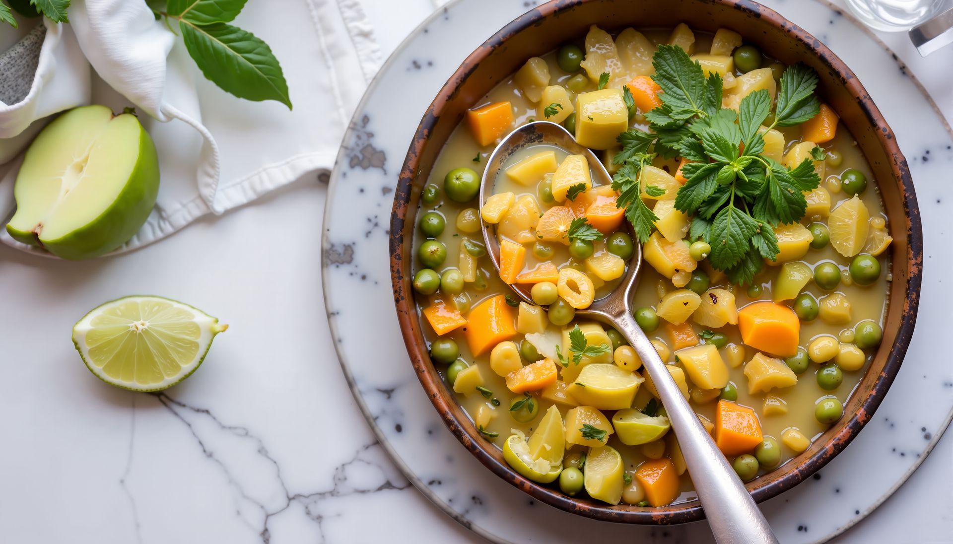 Summer Split Pea Soup
