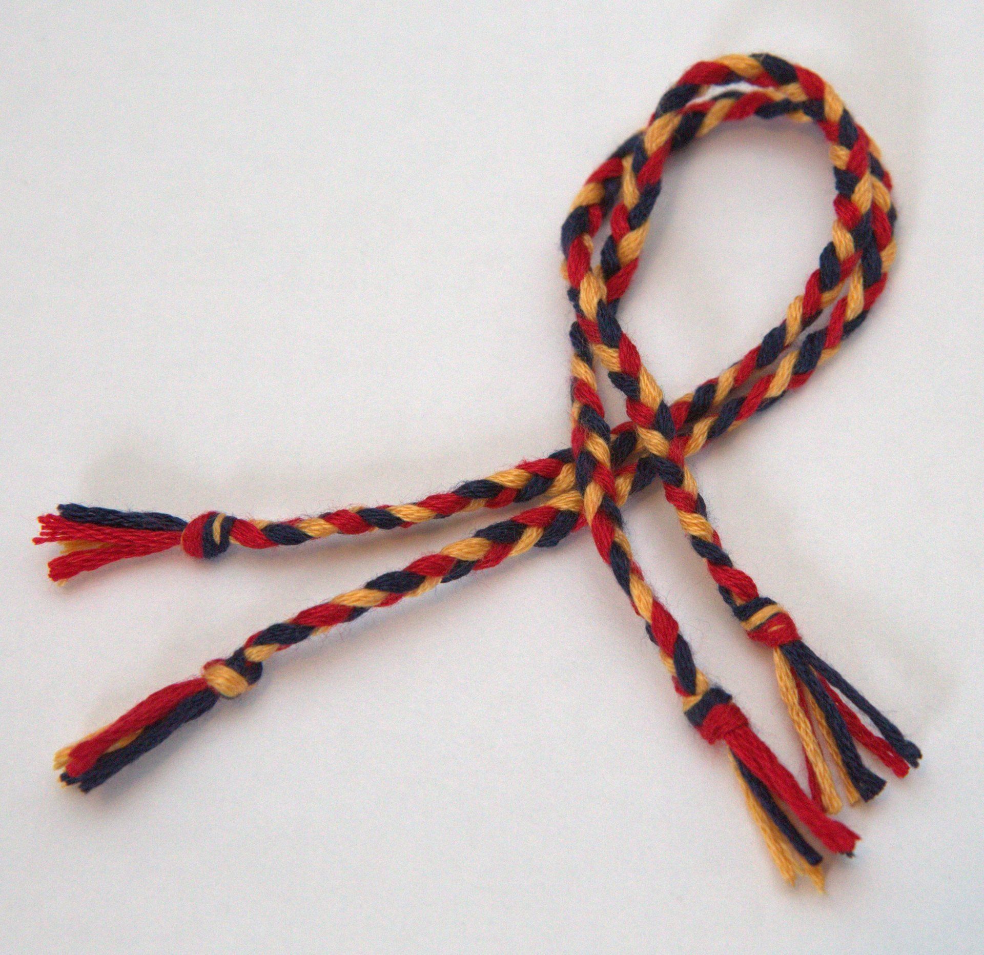 knitted umbilical cord ties pattern