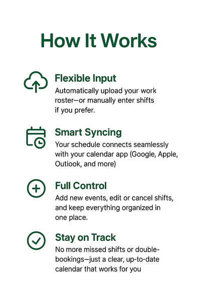 Flexible work calendar