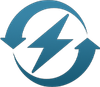 Lightning bolt icon displaying ZPN Energy's integrated energy management