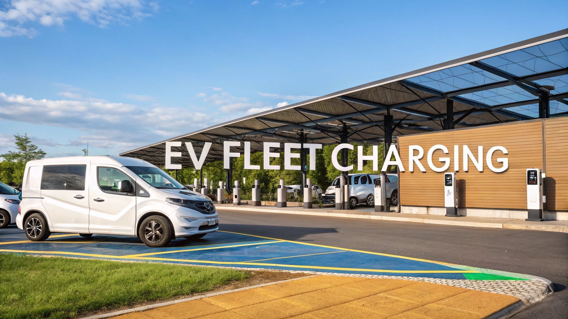 ev fleet charging with electric van