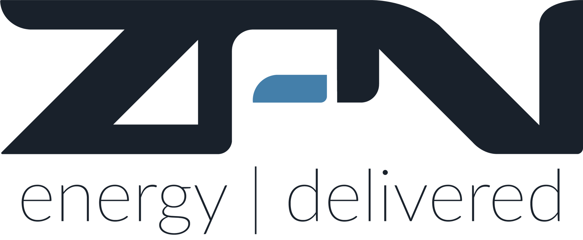 ZPN Energy logo with energy delivered tagline