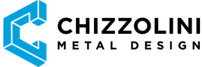 Logo Chizzolini, azienda di serramenti in ferro e acciaio, serrande avvolgibili e porte tagliafuoco a Brescia.