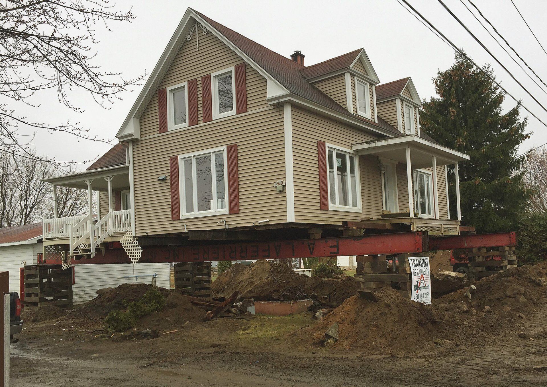 Levage de maison Transport Laferrière
