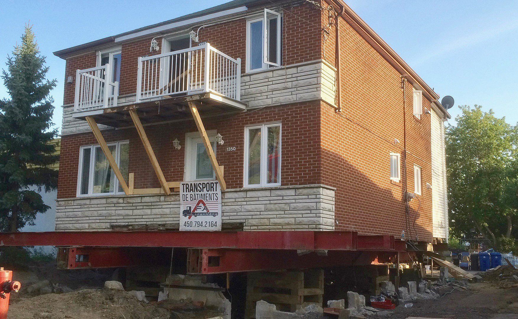 Levage de maison Transport Laferrière