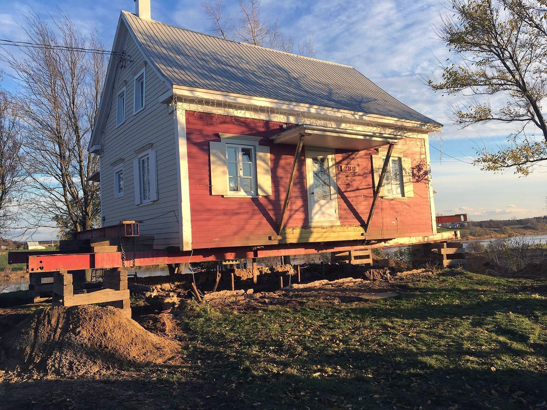 Levage de maison Transport Laferrière