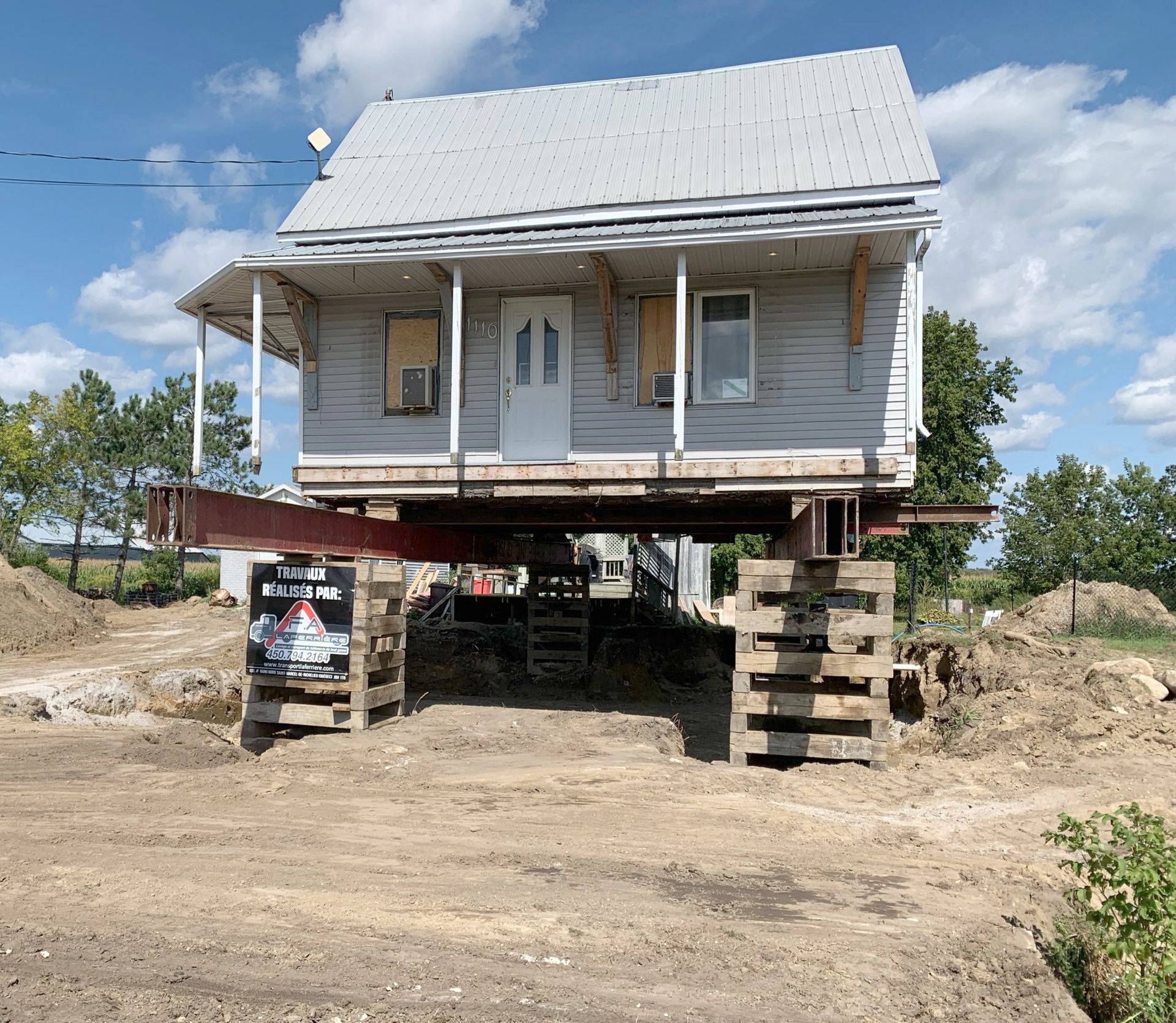 Levage de maison Transport Laferrière
