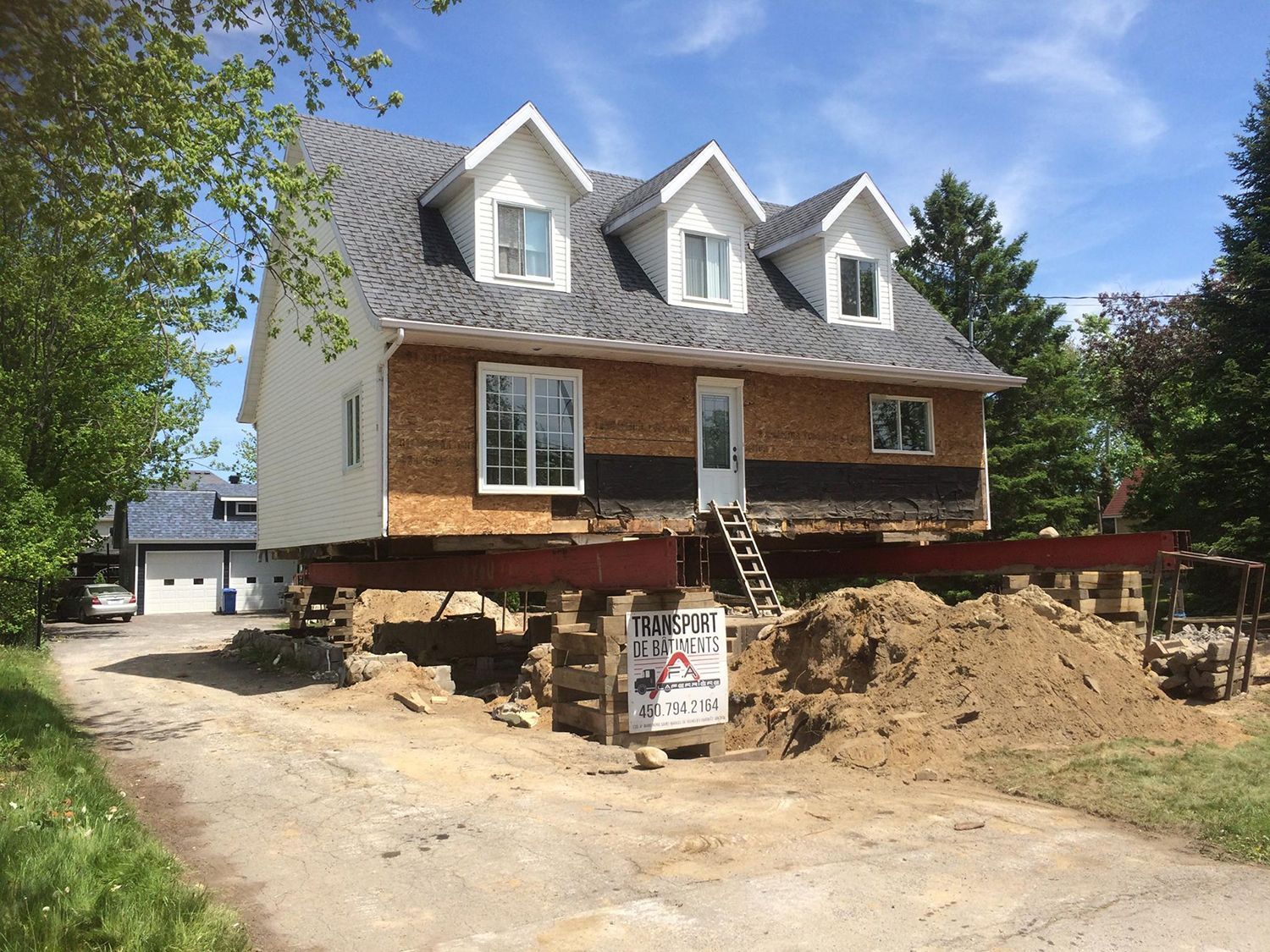 Levage de maison Transport Laferrière