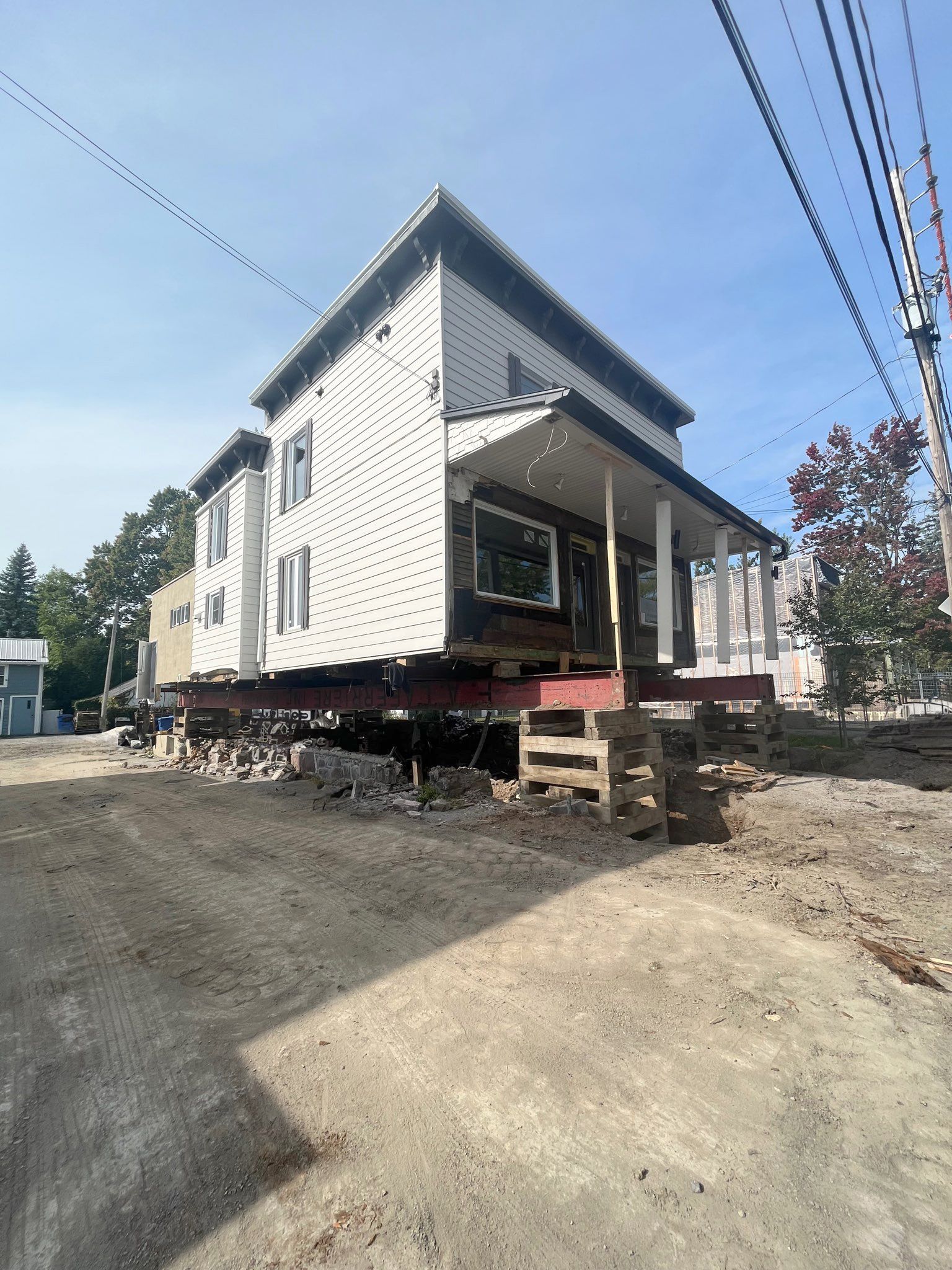 Levage de maison Transport Laferrière