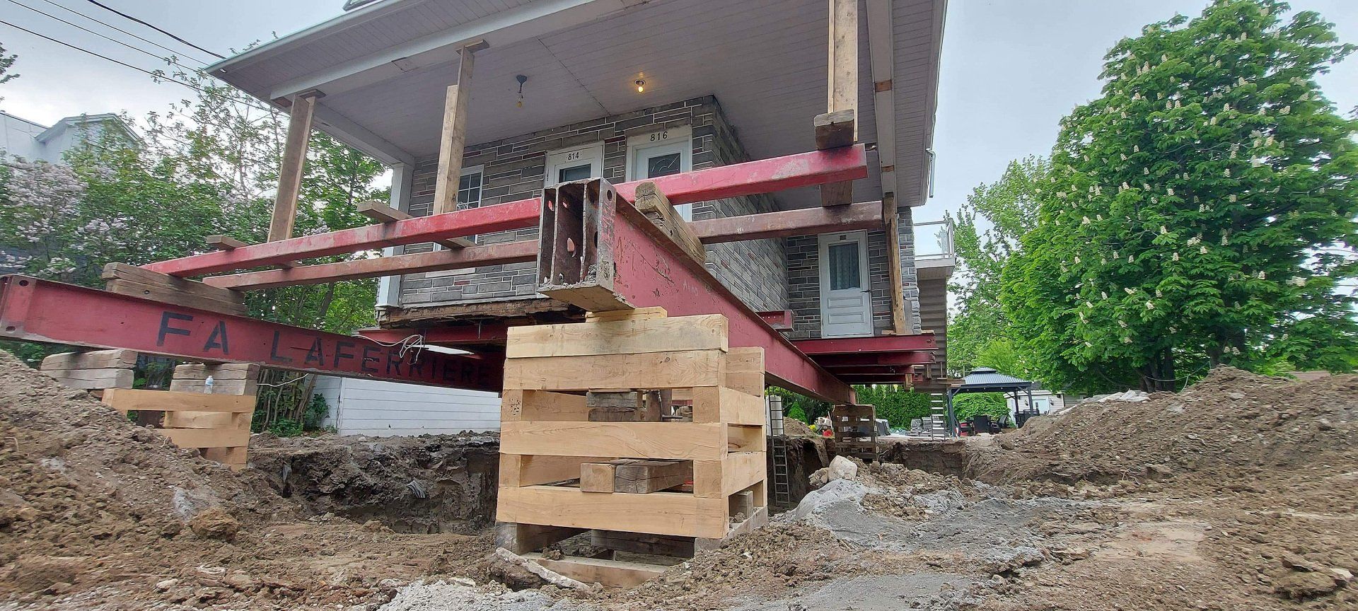 Levage maison Transport Laferrière