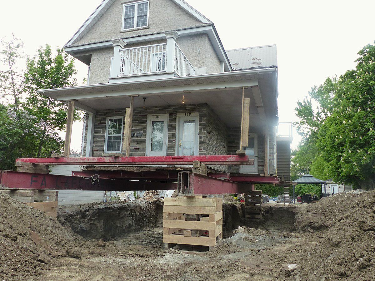 Levage maison Transport Laferrière