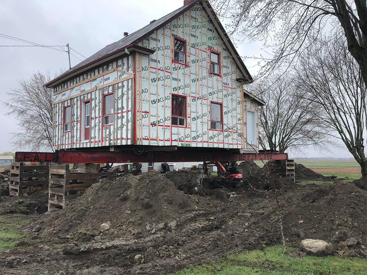 Levage de maison Transport Laferrière