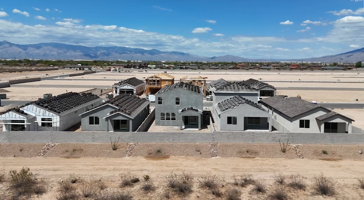 Brand-new Mattamy Homes community in Tucson, AZ, with low property taxes.