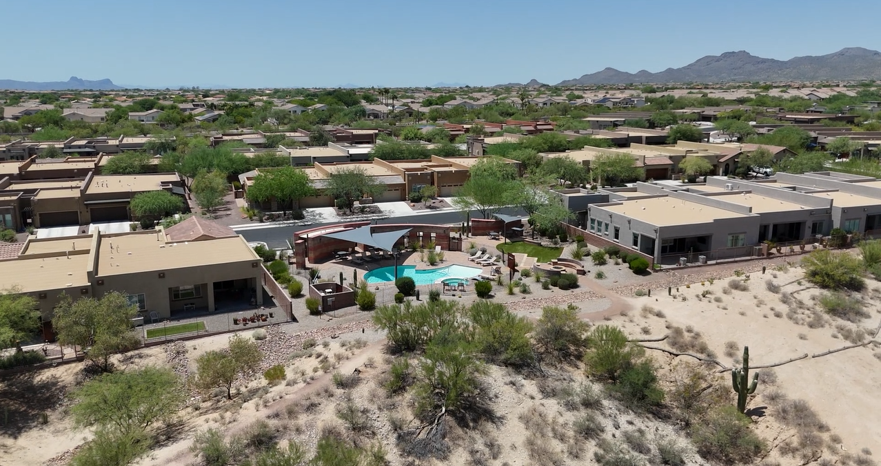 Community pool in a gated community in Rancho Vistoso, Oro Valley