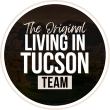 A logo for the original living in tucson team