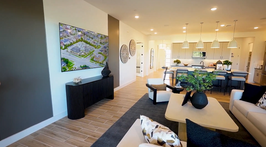 Inside the Crimson model home in Tavira, Twin Peaks by Mattamy Homes -Tucson, AZ