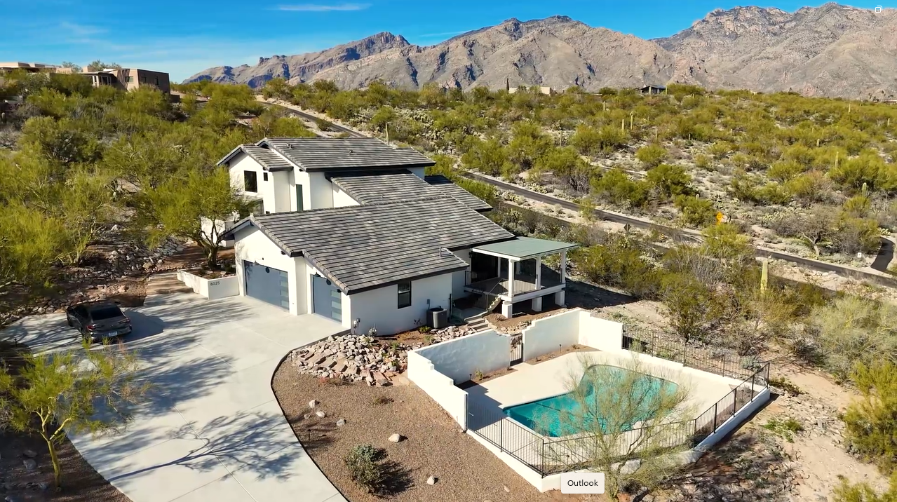 Remodeled luxury home with a private pool and mountain views in Tucson, AZ