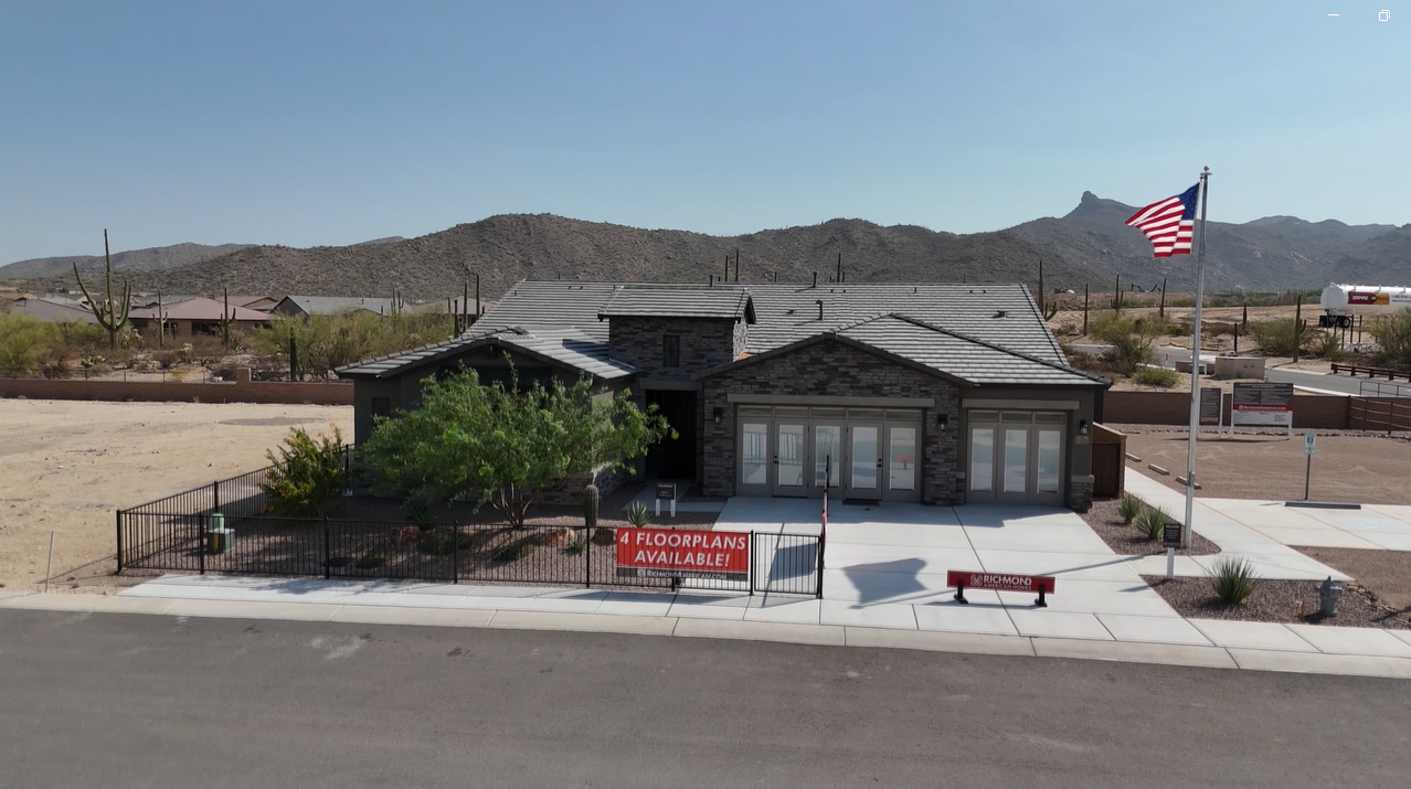 Richmond American's Holbrook Floor Plan in Saguaro Reserve, Dove Mountain, Tucson AZ