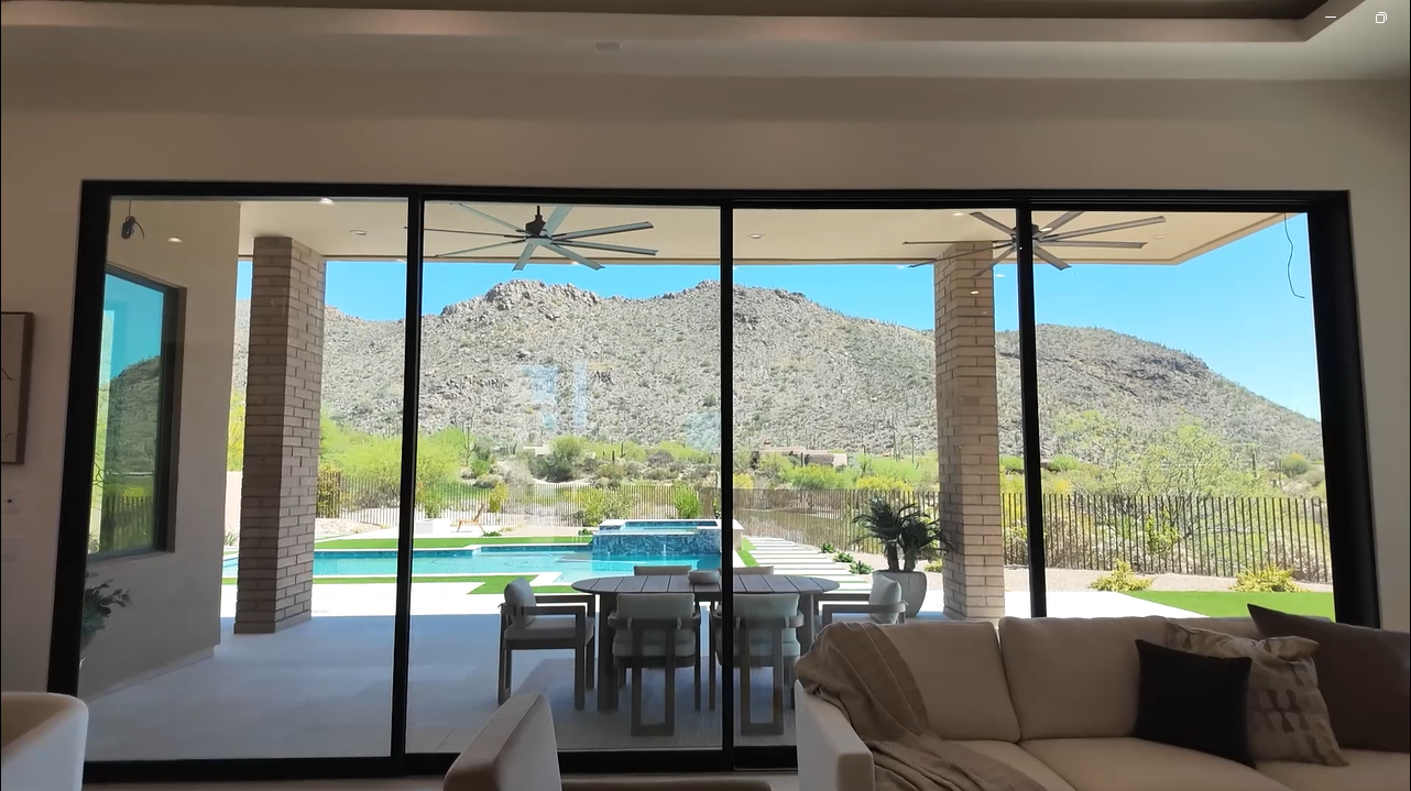 View from the Ironwood Floor Plan's living room - Dove Mountain, Marana, Tucson AZ