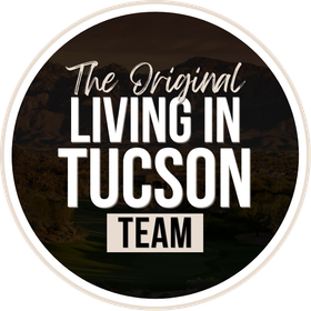 A logo for the original living in tucson team